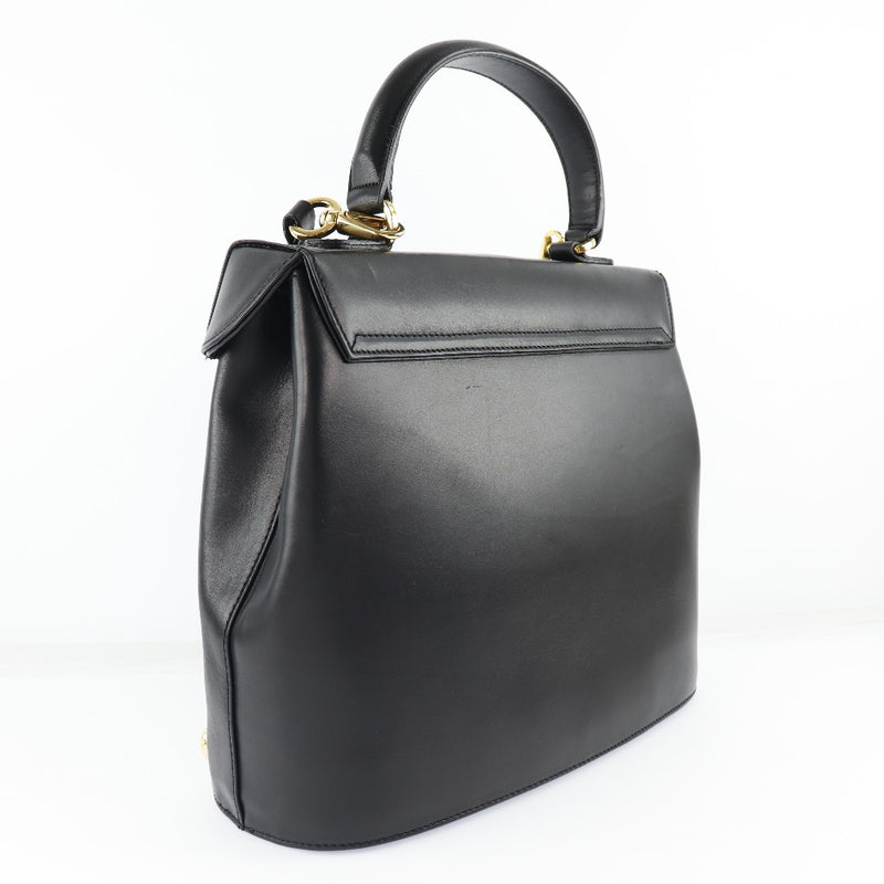 [Salvatore Ferragamo] Salvatore Ferragamo 
 2way shoulder handbag 
 AN215209 Calf Black Flap 2WAYSHOULDER Ladies