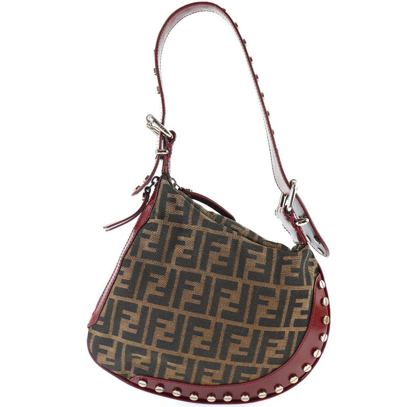 FENDI「フェンディ」ズッカ柄ショルダーバッグ FENDI フェンディ ズッカ柄 ショルダーバッグ キャンバス