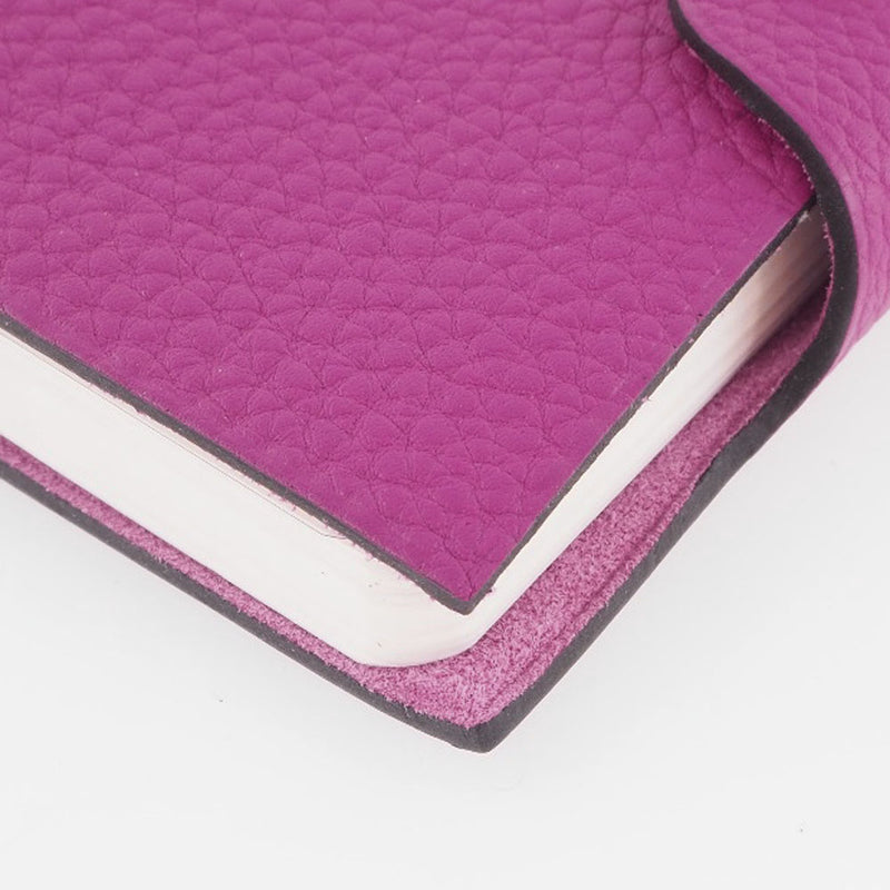 [Hermes] Hermes 
 Portada del cuaderno de Yurismini 
 Togo Pink Un botón complementario grabado URI Mini Ladies A+Rank