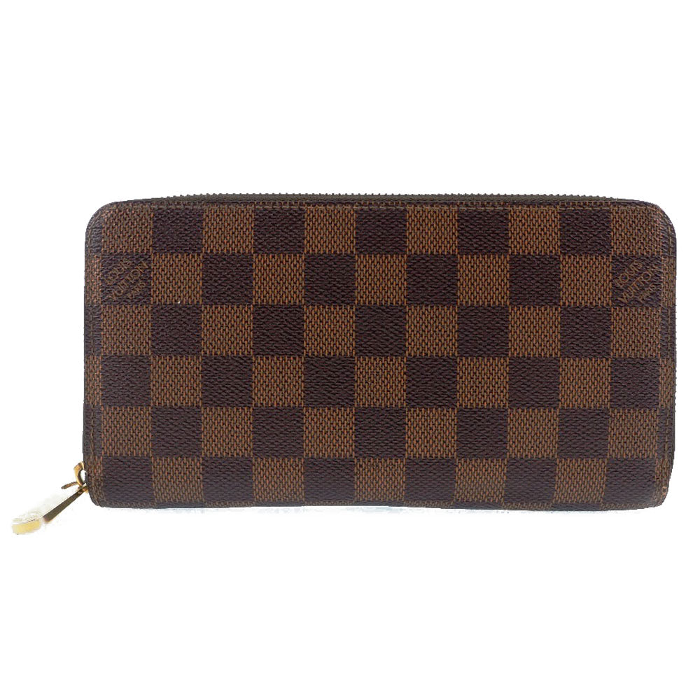 【美品　旧型】ルイヴィトン　ジッピーウォレット　ダミエ　長財布　N60015 LOUIS VUITTON】ルイ・ヴィトン ジッピーウォレット旧 長財布 N60015