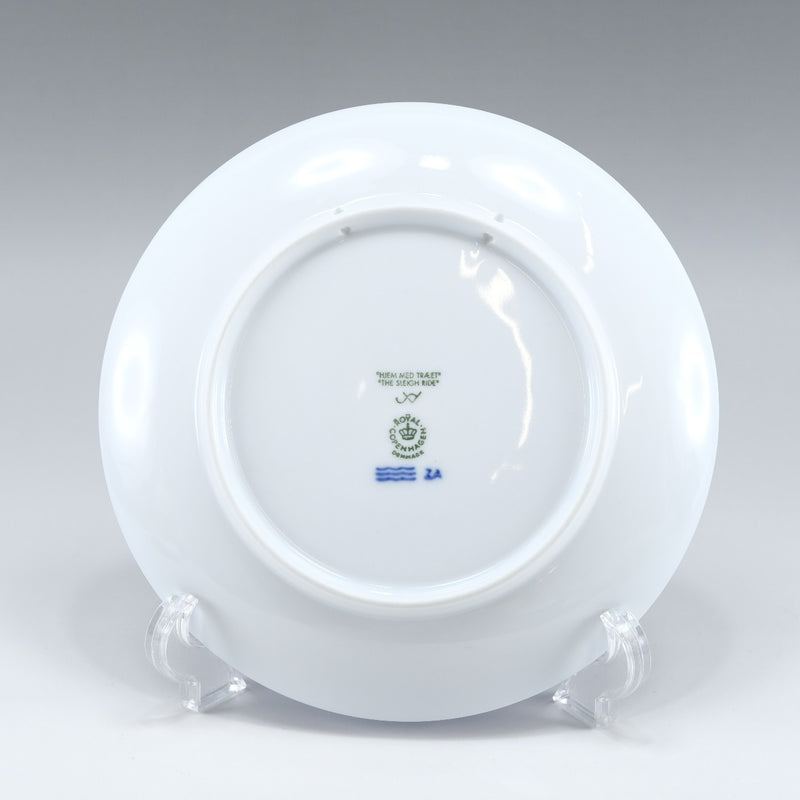 Royal Copenhagen] Royal Copenhagen 1999 II Plate The Sleigh Ride