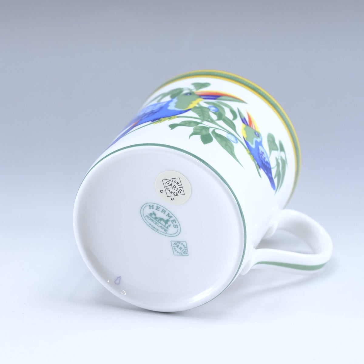 HERMES] Hermes TOUCANS mug x 1 tableware Porcelain unisex