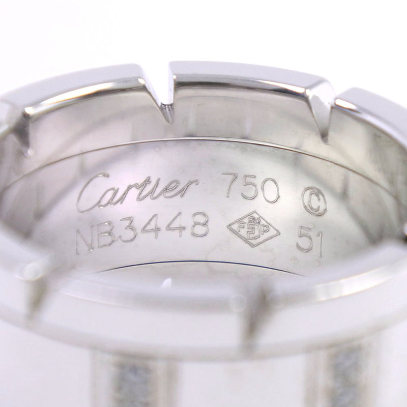 [Cartier] Cartier 
 Tank Francise No. 11 Anillo / anillo 
 K18 Gold White X Diamond Aproximadamente 16.8 g Tank Francais Damas A-Rank