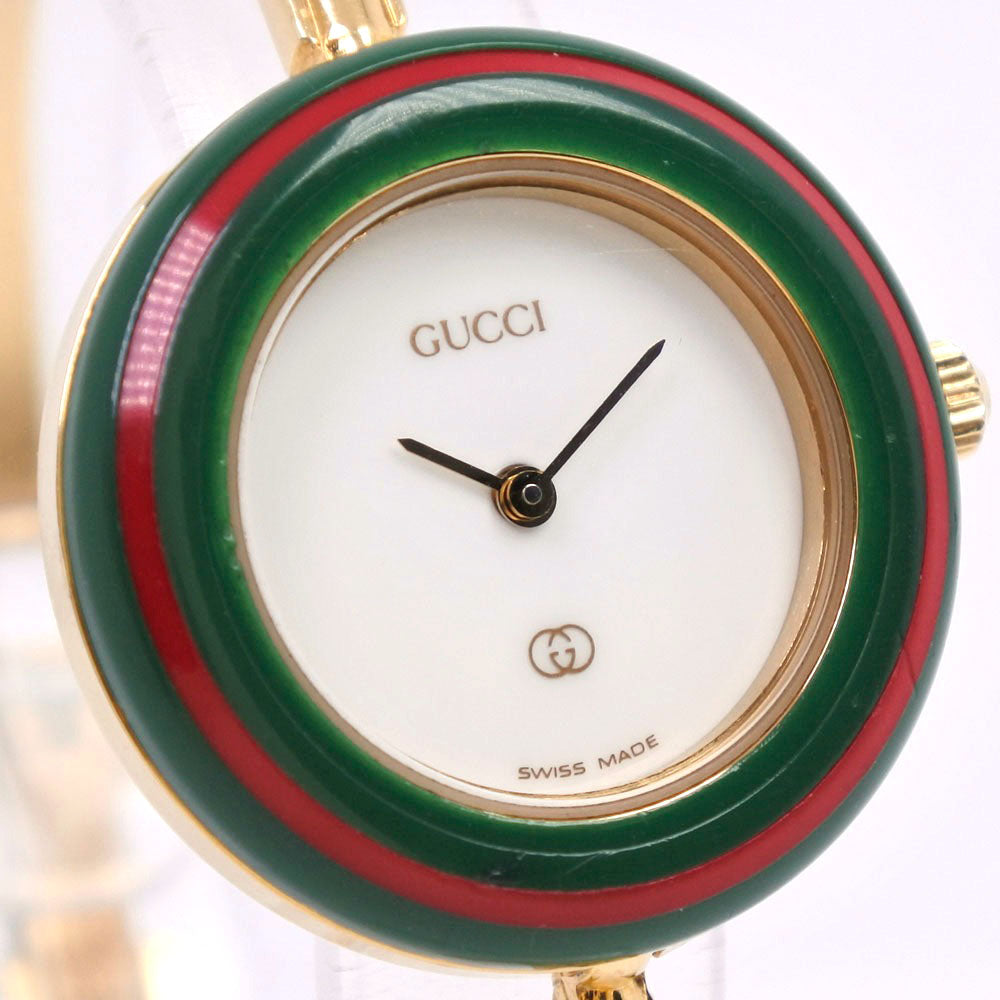 GUCCI】グッチ チェンジベゼル 腕時計 1100L クオーツ – NISHIKINO