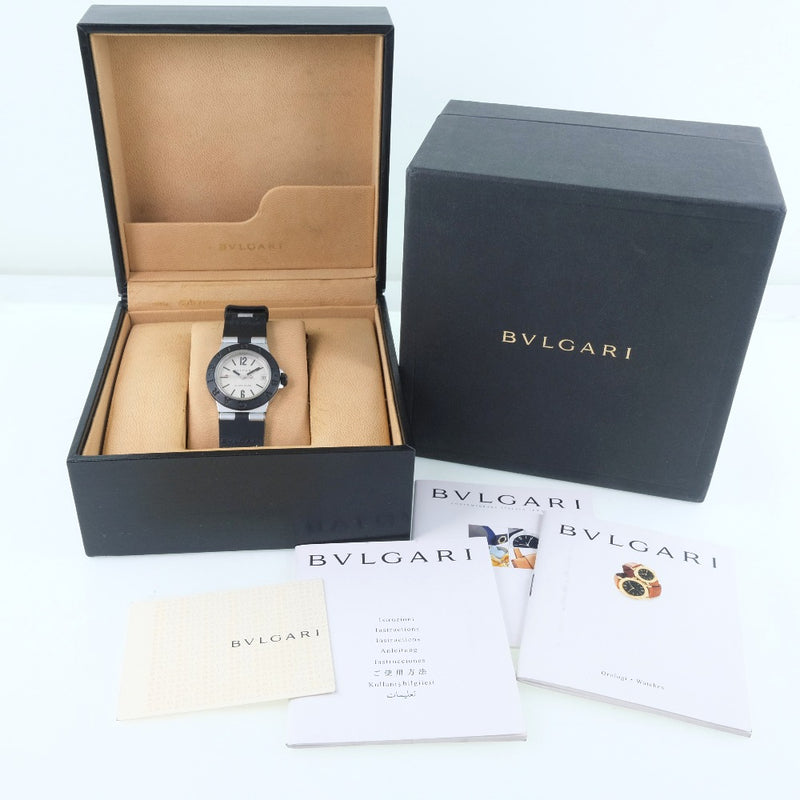 BVLGARI] Bulgari Aluminum AL32TA watch Aluminum x Rubber