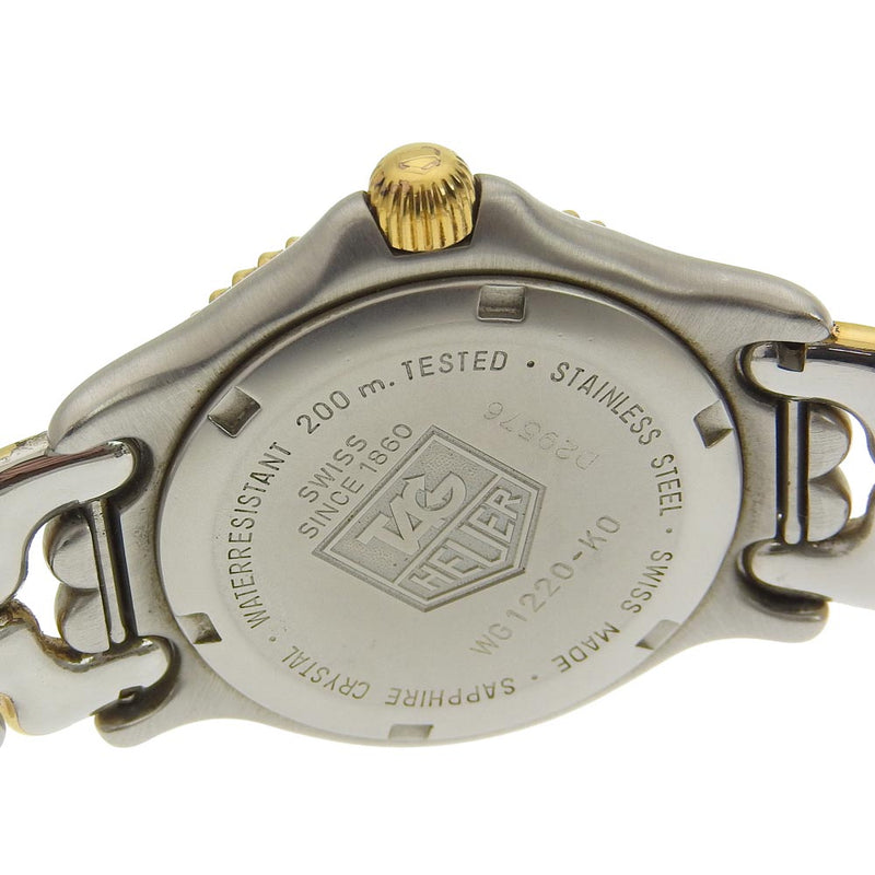 【TAG HEUER】タグホイヤー
 プロフェッショナル 腕時計
 セル WG1220-KO ステンレススチール×金メッキ ゴールド クオーツ アナログ表示 グレー文字盤 professional ボーイズ