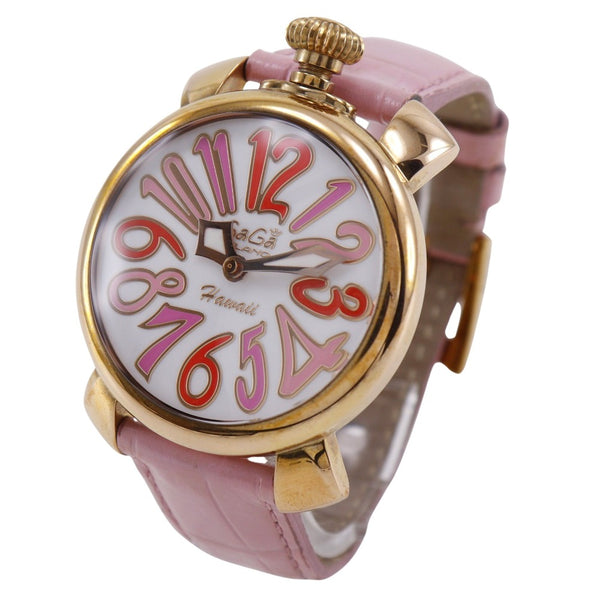 [Gaga Milano] Gaga Milano Manuare 40 Reloj 
 5012.wh.kala cuarzo