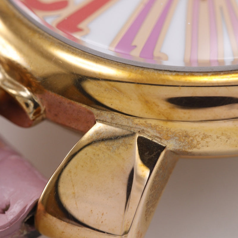 [Gaga Milano] Gaga Milano Manuare 40 Reloj 
 5012.wh.kala cuarzo