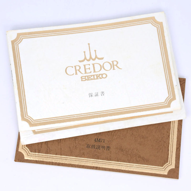 [시코] Credor 4M71-0A30 운동을 시청하십시오