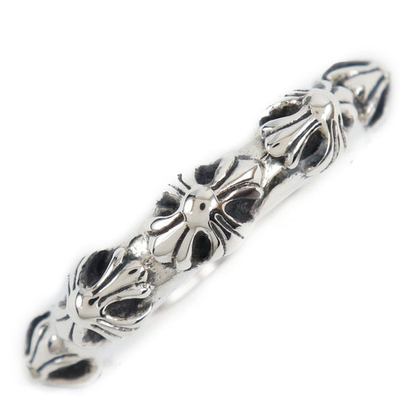 [크롬 하트] 크롬 하트 크로스 밴드 링, 크기 16