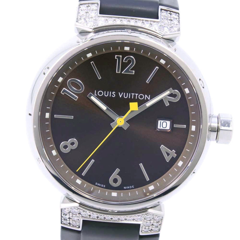 [LOUIS VUITTON] Montre Louis Vuitton Tambour 
 Quartz Q111G