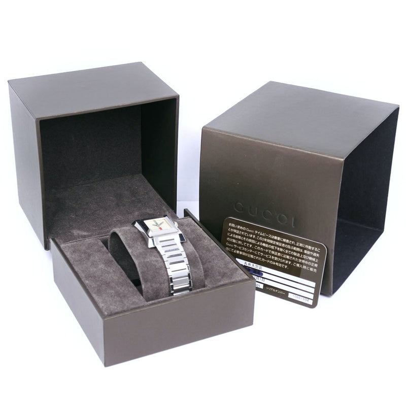 GUCCI] Gucci 111L Stainless Steel Quartz Analog Display Ladies