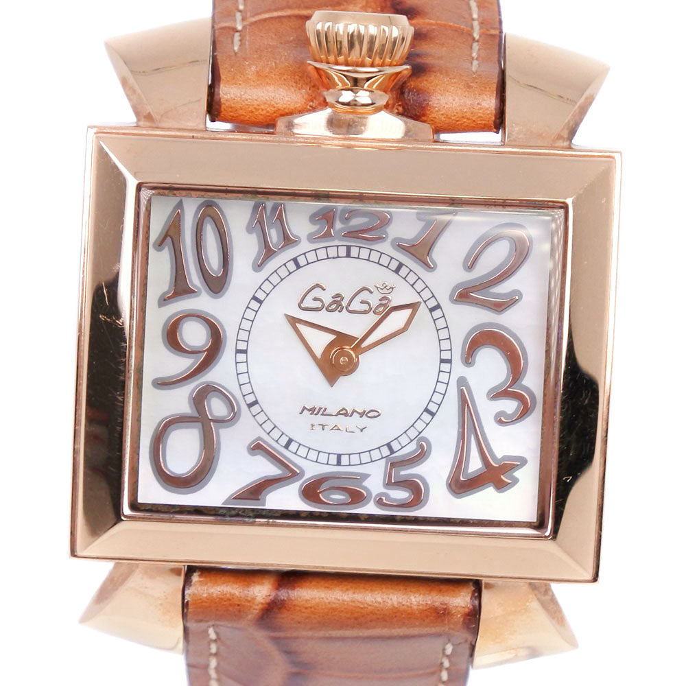 GaGa MILANOナポレオーネ GAGA MILANO] Gaga Milano Napoleone Watch Stainless steel x leather
