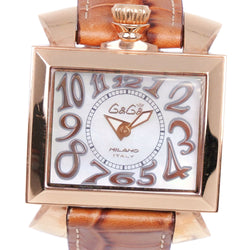 GAGA MILANO] Gaga Milano Napoleone Watch Stainless steel x leather