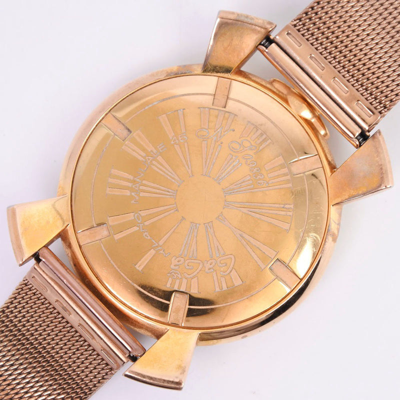 【Gaga Milano】ガガ・ミラノ マニュアーレ46 腕時計
 クオーツ