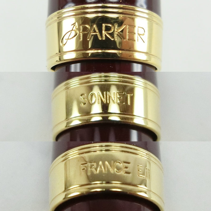 [Parker] Parker 
 Sonet fountain pen 
 Pen tip 18K (750) Resin -based red Sonnet Ladies