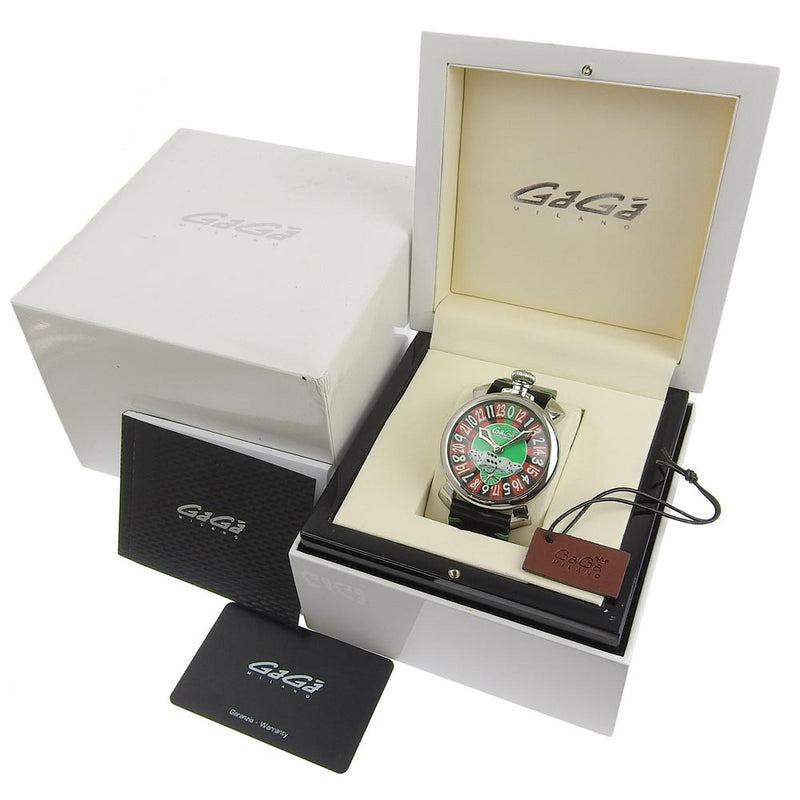 [가가 밀라노] 가가 밀라노 제조 시계 5010 손으로 랩핑