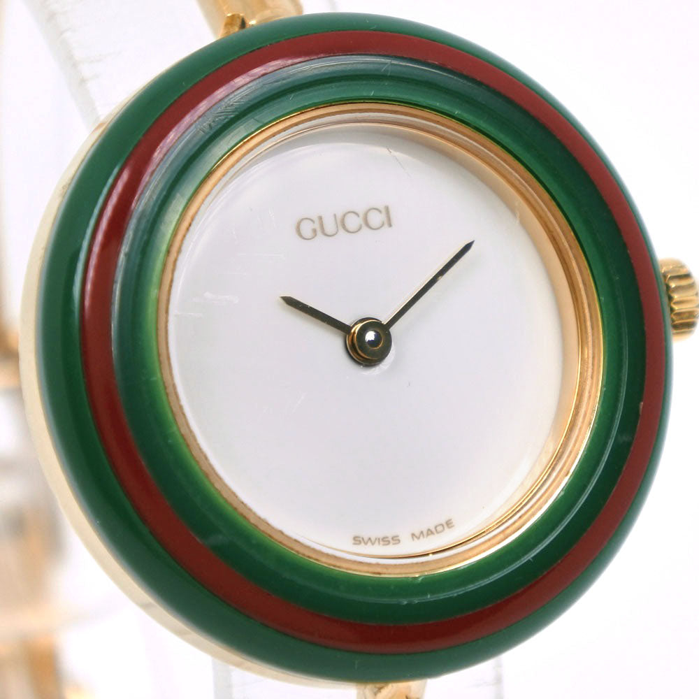 GUCCI】グッチ チェンジベゼル 腕時計 11/12.2 クオーツ – NISHIKINO
