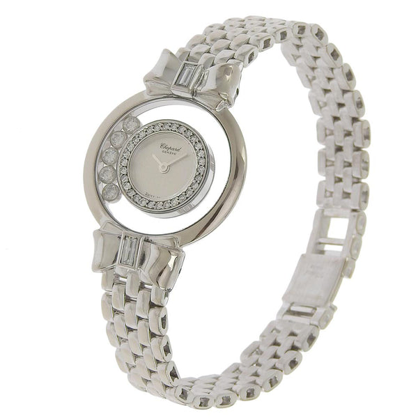【Chopard】ショパール ハッピーダイヤモンド リボン 腕時計
 20/5512 クオーツ