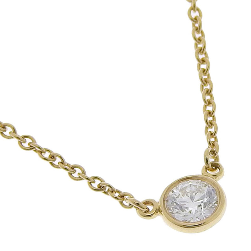 [Tiffany & co.]TIFFANY&Co. Por el patio aprox. Collar de 0.12ct