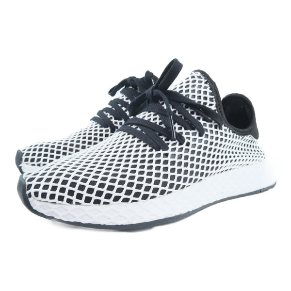 [Adidas] adidas 
 Zapatillas de cierre de ciervas 
 23cm/US5 CQ2626 Fibra sintética Cuerca de ciervas blancas Damas S Rango