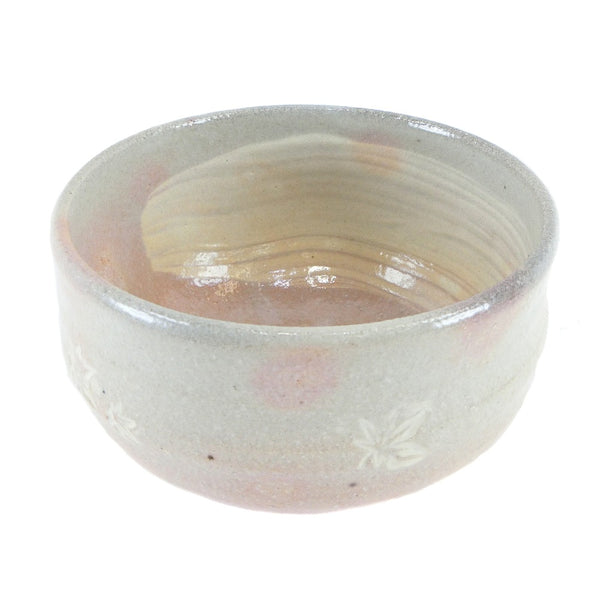 【kyoyaki】京焼
 加藤春永造 嵯峨 茶碗 食器
 茶道具 抹茶茶碗 12.5×7.8cm ピンク Kato Harunaga-zukuri Saga tea bowl ユニセックスSランク