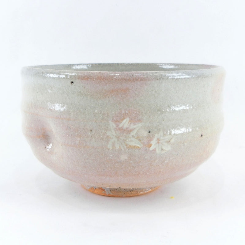 【kyoyaki】京焼
 加藤春永造 嵯峨 茶碗 食器
 茶道具 抹茶茶碗 12.5×7.8cm ピンク Kato Harunaga-zukuri Saga tea bowl ユニセックスSランク