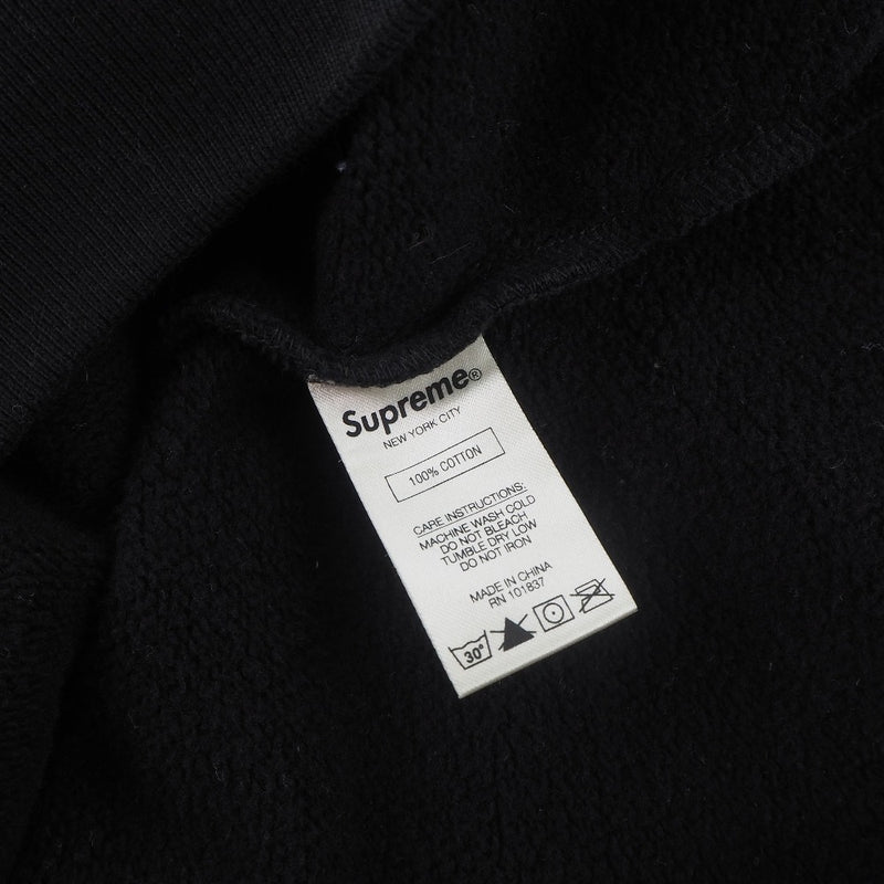 [Supreme] Supreme 
 hoodie 
 Cotton Black Unisex A Rank