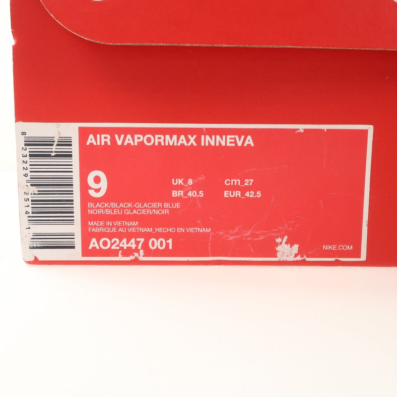 [Nike] Nike 
 AIR Vapormax Inneva sneakers 
 AO2447 001 Canvas Black AIR VAPORMAX INNEVA Men's A-Rank