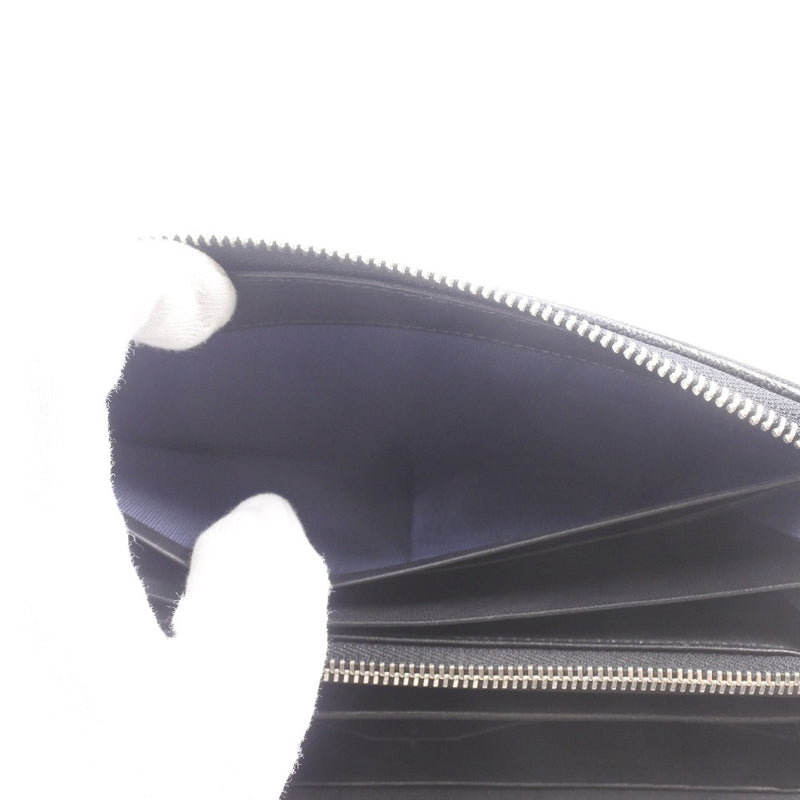 Round zipper long wallet 
 Elephant Black Zip AROUND Unisex A Rank