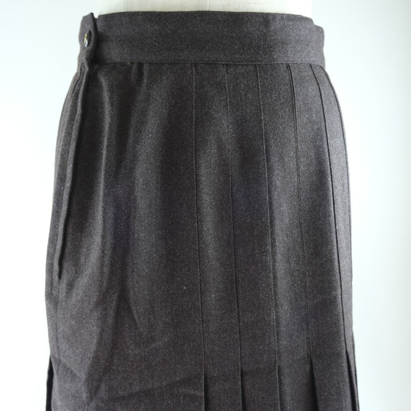 [CHANEL] Chanel 
 flare skirt 
 P03640v03532 Wool tea Flare Ladies A Rank