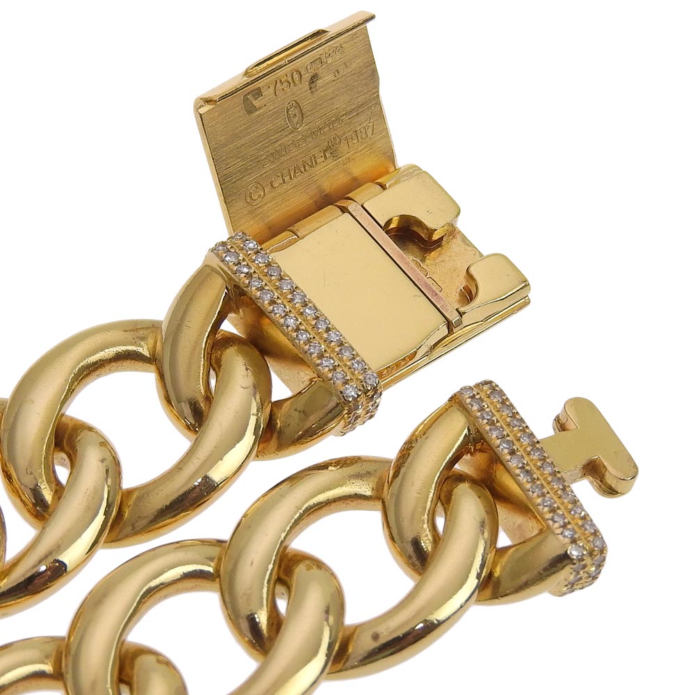 CHANEL】シャネル プルミエールXL 腕時計 ダイヤベゼル H0113 K18