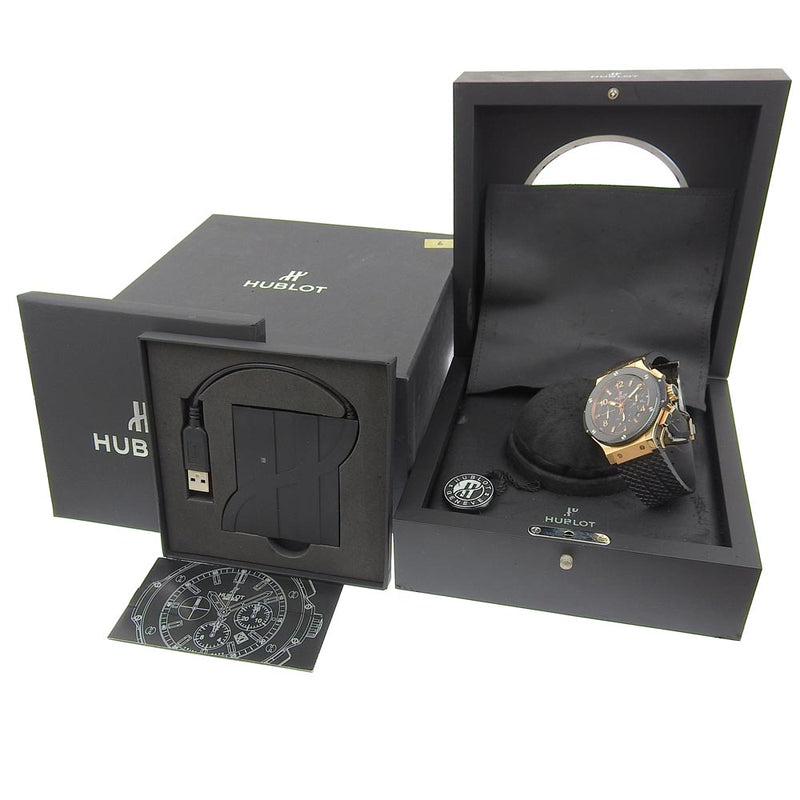 【HUBLOT】ウブロ
 ビッグバン 腕時計
 ゴールドセラミック 301.PB.131.RX 自動巻き 黒文字盤 BIG BANG メンズランク