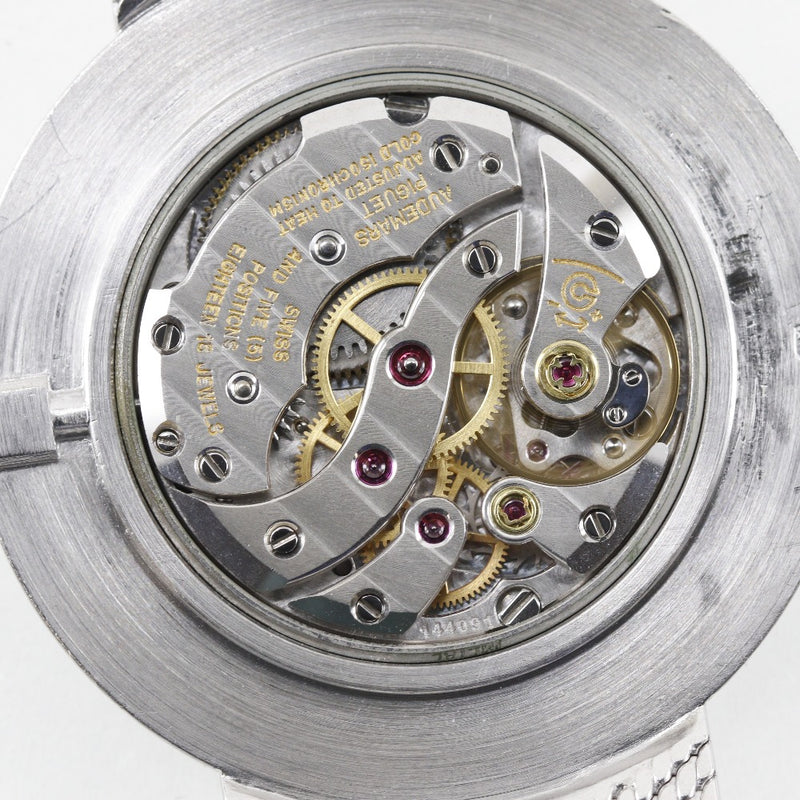 【AUDEMARS PIGUET】オーデマ・ピゲ
 腕時計
 K18ホワイトゴールド 手巻き シルバー文字盤 メンズA-ランク