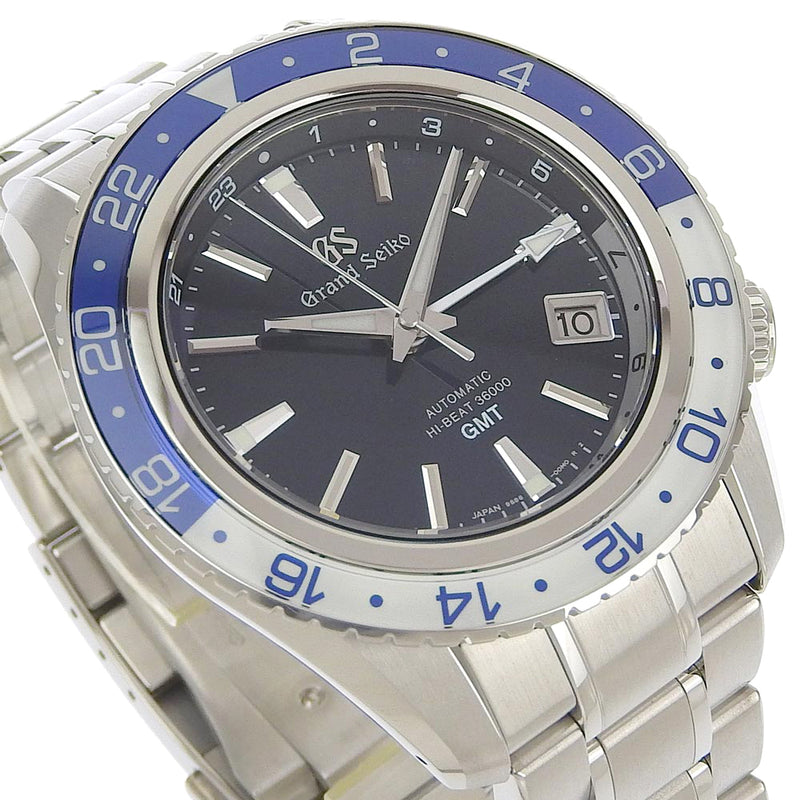 【SEIKO】セイコー
 スポーツコレクション 腕時計
 GMT S86-00K0 SBGJ237 ステンレススチール 自動巻き 黒文字盤 Sports collection メンズSランク
