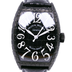 【FRANCK MULLER】フランクミュラー
 トノーカーベックス 腕時計
 アイアンクロコ 8880SC ステンレススチール×クロコダイル 黒 自動巻き アナログ表示 黒文字盤 Tonocar Vex メンズA-ランク