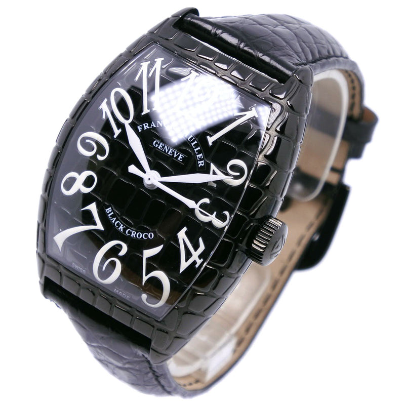 [Franck Muller] Frank Muller 
 Reloj Tonokarbex 
 Iron Cloko 8880SC Acero inoxidable X Crocodile Negro Negro Automático Carga analógica Dial negro Tonocar Vex A-Rank