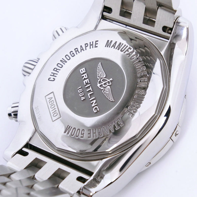 [Breitling] breitling 
 Cronomat 44 relojes 
 AB0110 CRONOGROTO AUTOMÁTICO DE ACERADO AB0110 CRONOGROTO AUTOMÁTICO DIAL NEGRO CHRONO MAT 44 Men's A Rank