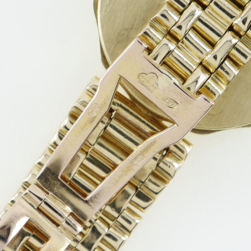[Corum] corm 
 Reloj de la Copa de Admirales 
 Bisel Diamond 30.915.65V-66 K18 Oro amarillo x diamante Gold Quartz Display Analog Gold Dial Admirals Copa Damas