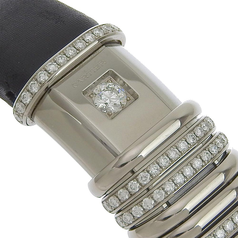 [Cartier] Cartier 
 Decleration watch 
 WT000450 Titanium x K18 White Gold x Diamond Silver Quartz Analog Silver Dial DECLARATION Ladies A Rank