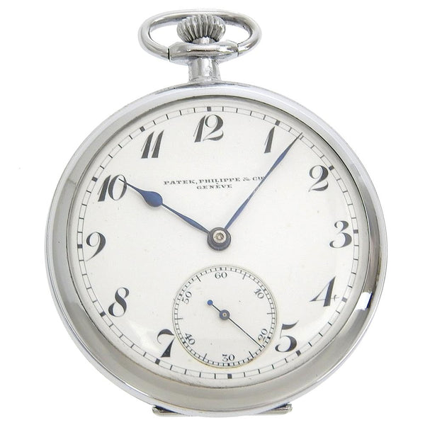 [Patek Philippe] Patek Philip 
 Reloj de bolsillo de 18 jewels 
 1920 191034 Hand de acero inoxidable -Wund 18 Jewels Unisex