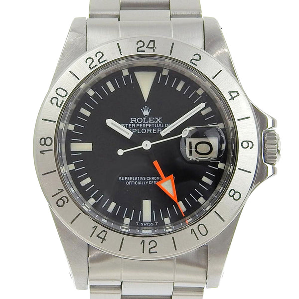 [ROLEX] Rolex 
 Explorer 2 wristwatch 
 1655/0 Stainless Steel Silver Automatic Black Dial EXPLORER 2 Men