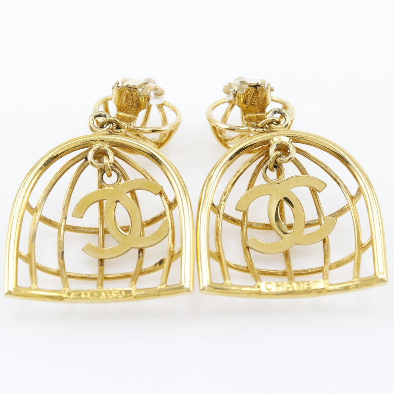 [Chanel] Chanel Torigo Earge Bringle Gold Plating 93p Gravé environ 31,9 g de cage d'oiseau