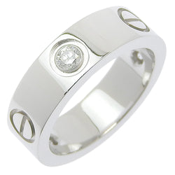 [Cartier] Cartier Love Ring No. 9 anillo / anillo medio diamante 18KGold White X Diamond Aproximadamente 8.1 g Lamas de amor Damas un rango