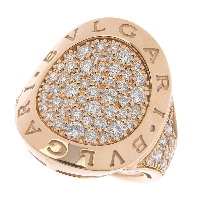 [Bvlgari] Bulgari River Vanting No. 7 Ring / Ring Pave 18KOro x diamante oro rosa aproximadamente 10 g revantando damas sa rango