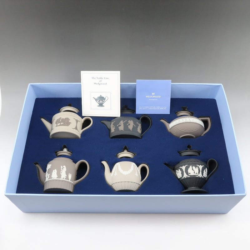 [Wedgwood] Wedgewood Tea Pot Collection Varelle 6 pièces Collection de théières