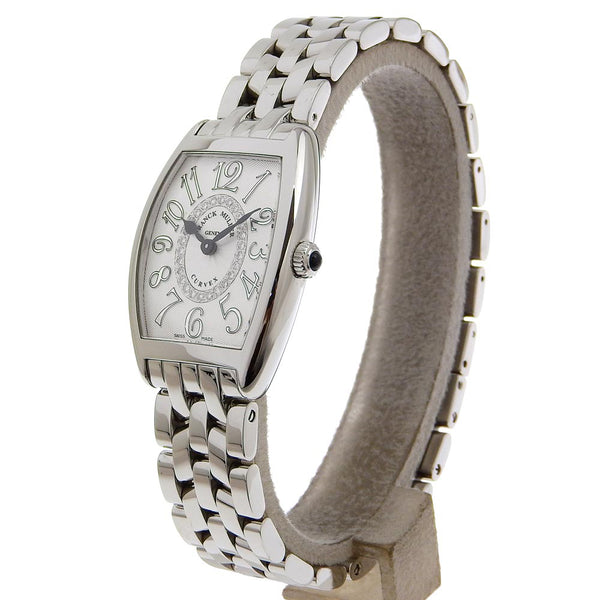 [Franck Muller] Frank Muller Tonocarbex Relojes Diamond Dial Cal.280.002 1752QZ REL CD 1R Acero inoxidable X Diamond Quartz Display Silver Dial Dial Tonocar Ladies A Rank