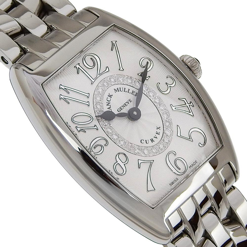 [FRANCK MULLER] FRANK MULLER TONOCARBEX 시계 다이아몬드 다이얼 Cal.280.002 1752QZ REL CD 1R 스테인리스 스틸 X 다이아몬드 쿼츠 아날로그 디스플레이 실버 다이얼 Tonocar Vex Ladies 랭크