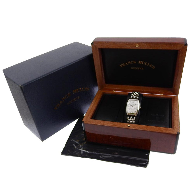 [Franck Muller] Frank Muller Tonocarbex手表钻石表盘Cal.280.002 1752QZ REL CD 1R不锈钢X Diamond Quartz Quartz模拟显示银色表盘tonocar Vex女士