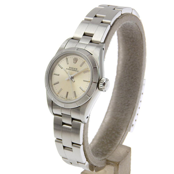 [ROLEX] Rolex 
 Oyster Papetur Watch 
 Cal.2130 67230 Stainless Steel Mechanical Automatic SilverDial Oyster Perpetual Ladies